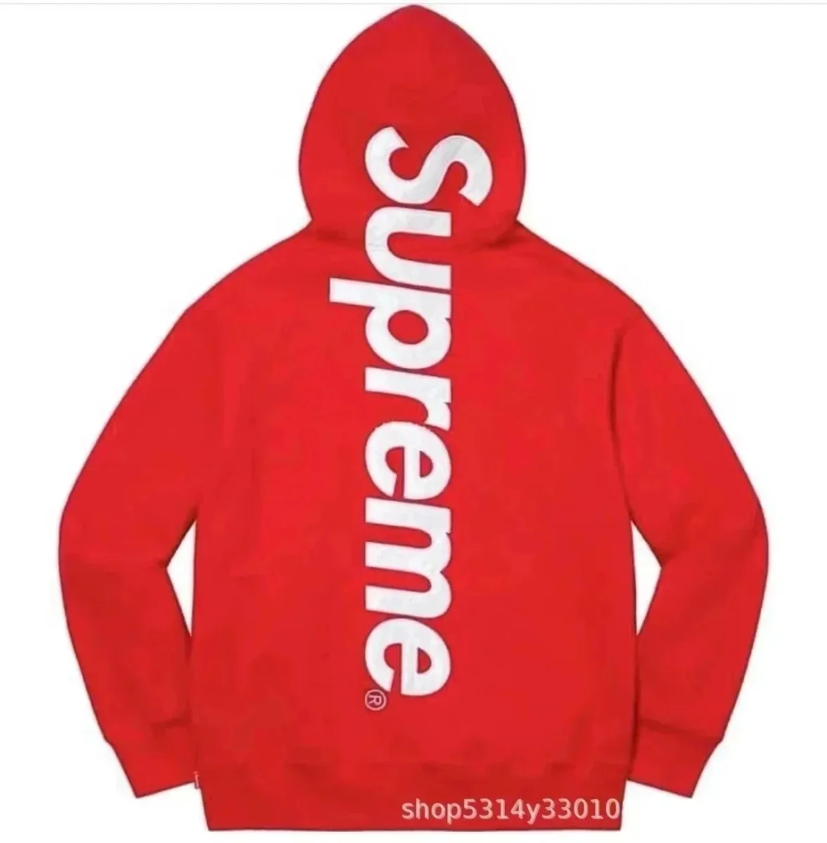 Supreme Large Logo Red Hoodie