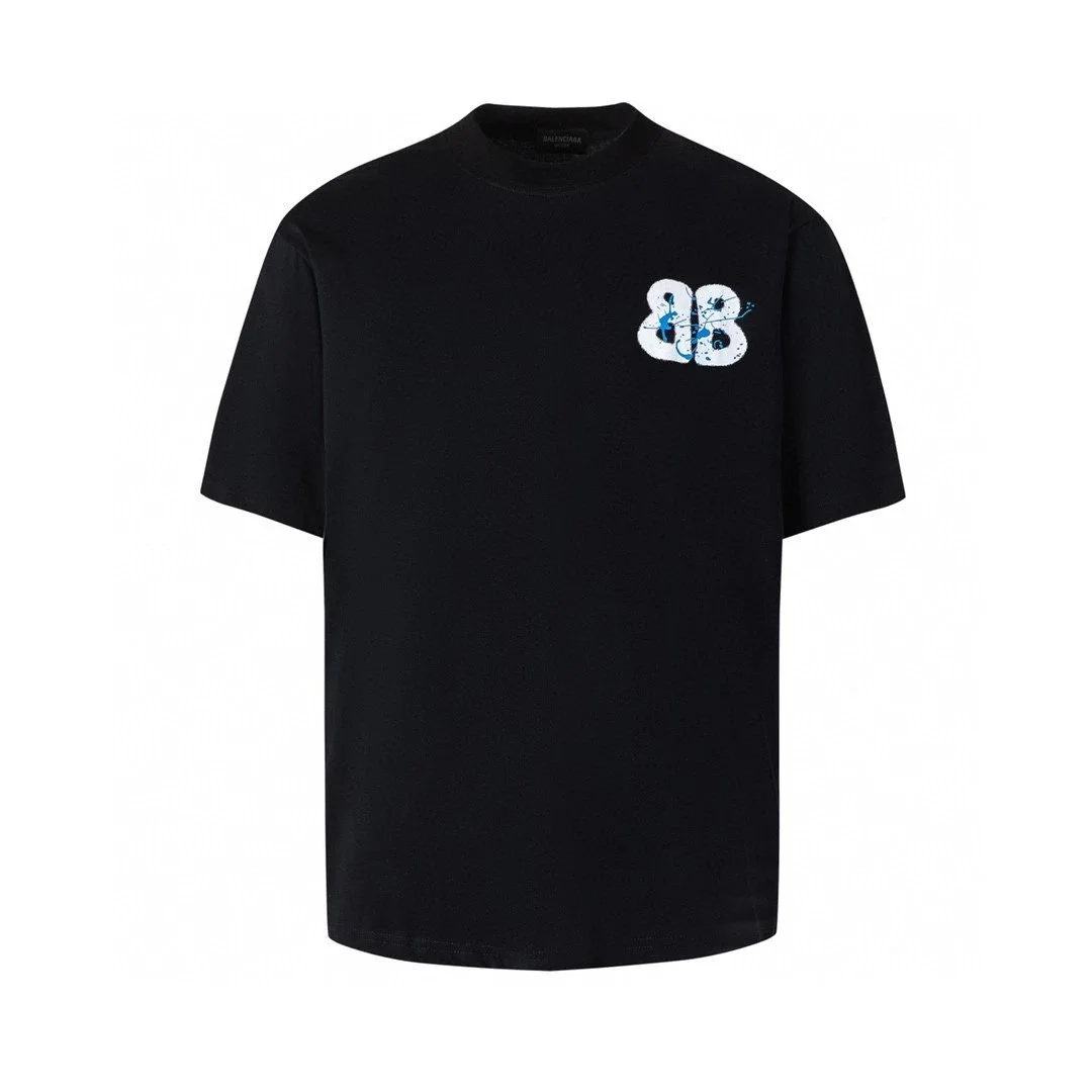 Balenciaga BB Logo Black T-Shirt