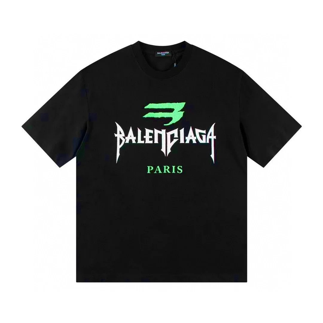 Balenciaga Black PARIS T-Shirt