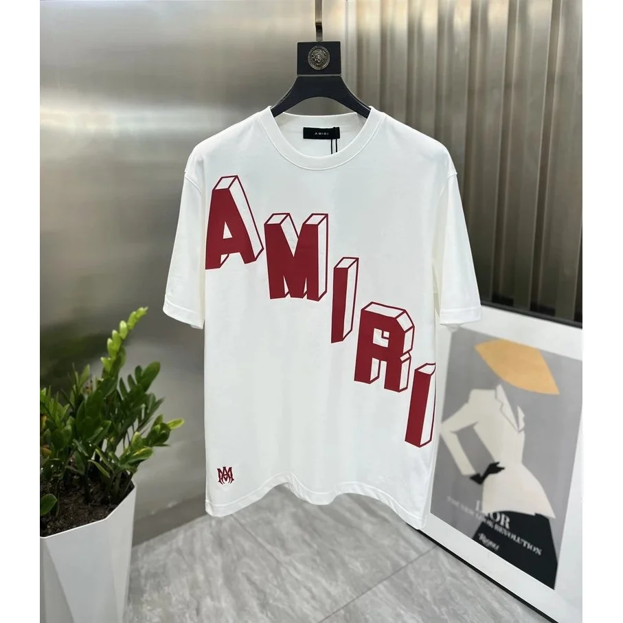 Amiri White 'AMIRI' Logo T-Shirt