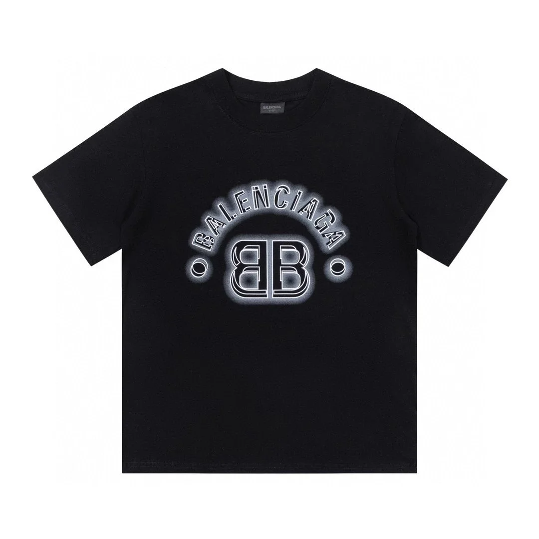 Balenciaga BB Logo Black T-Shirt