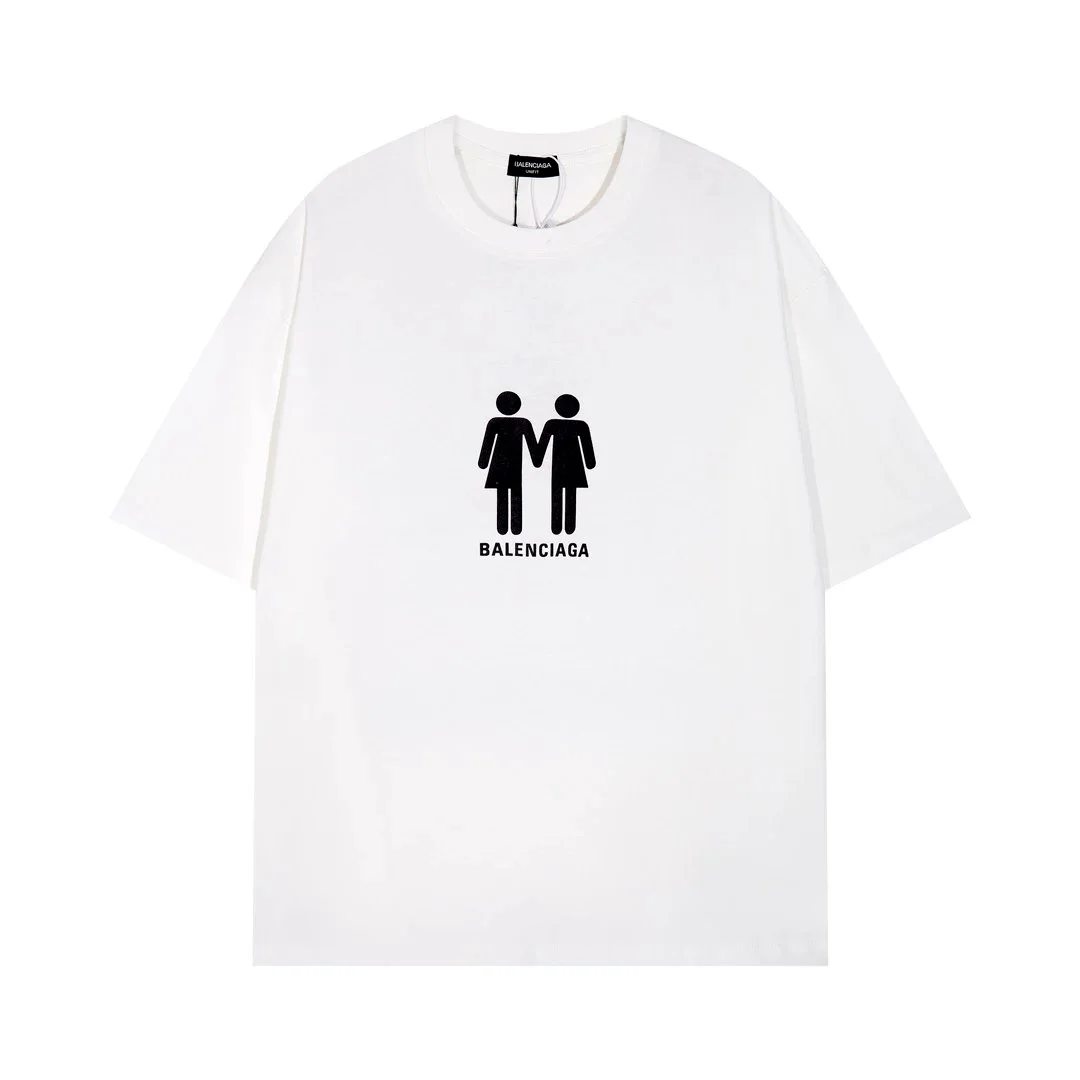 Balenciaga Iconic Graphic T-Shirt White