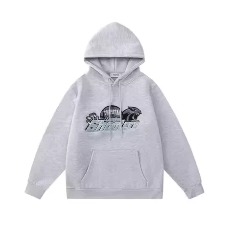 Trapstar Grey Panther Graphic Hoodie