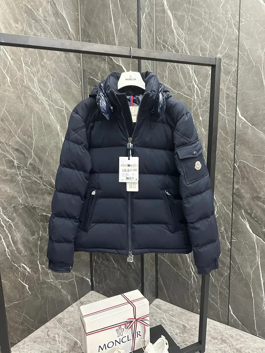 Moncler Navy Puffer Jacket