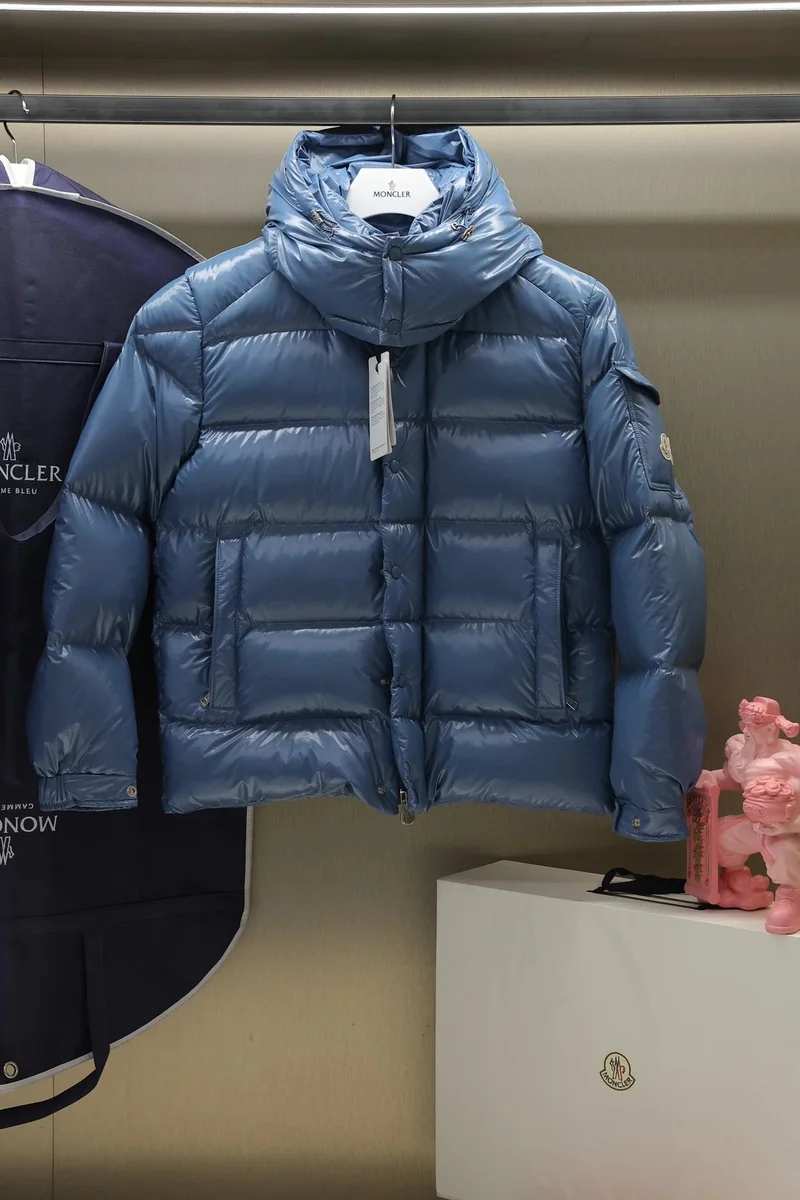 Moncler Blue Down Jacket