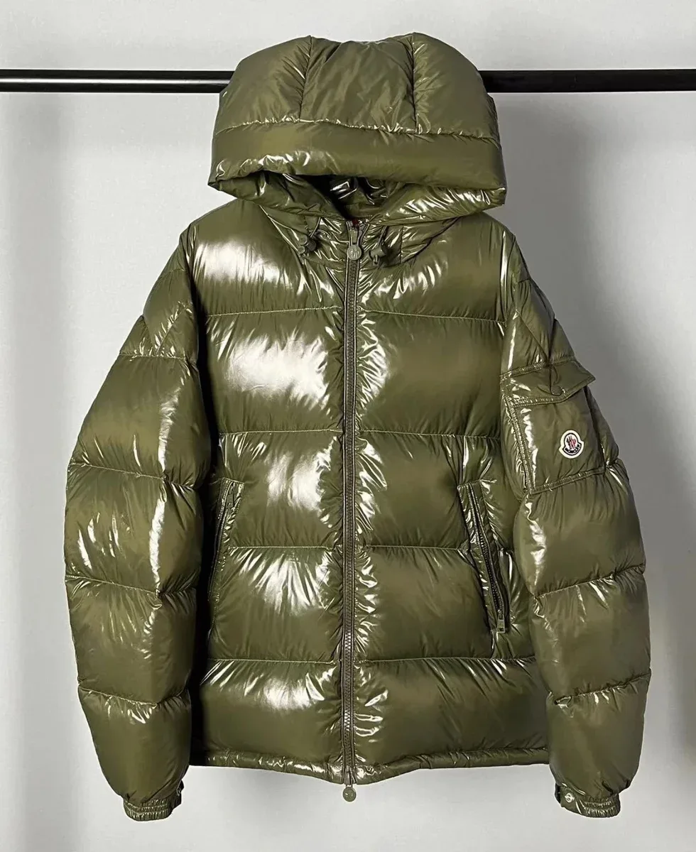 Moncler Maya Olive Green Puffer Jacket