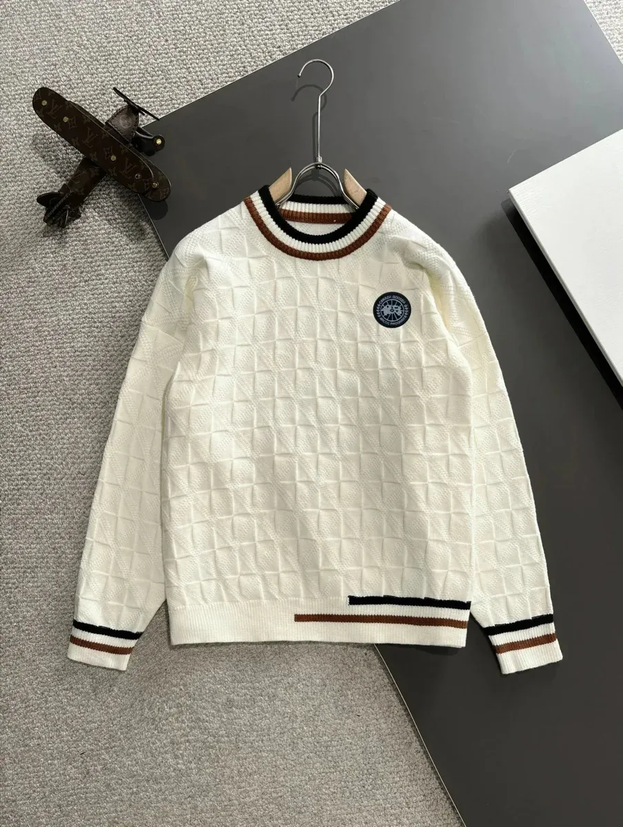 Louis Vuitton Classic Logo Sweater White