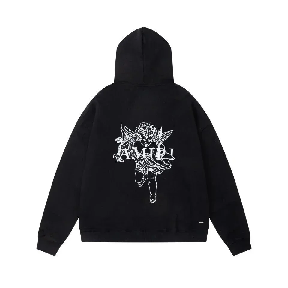 Amiri Angel Print Black Hoodie