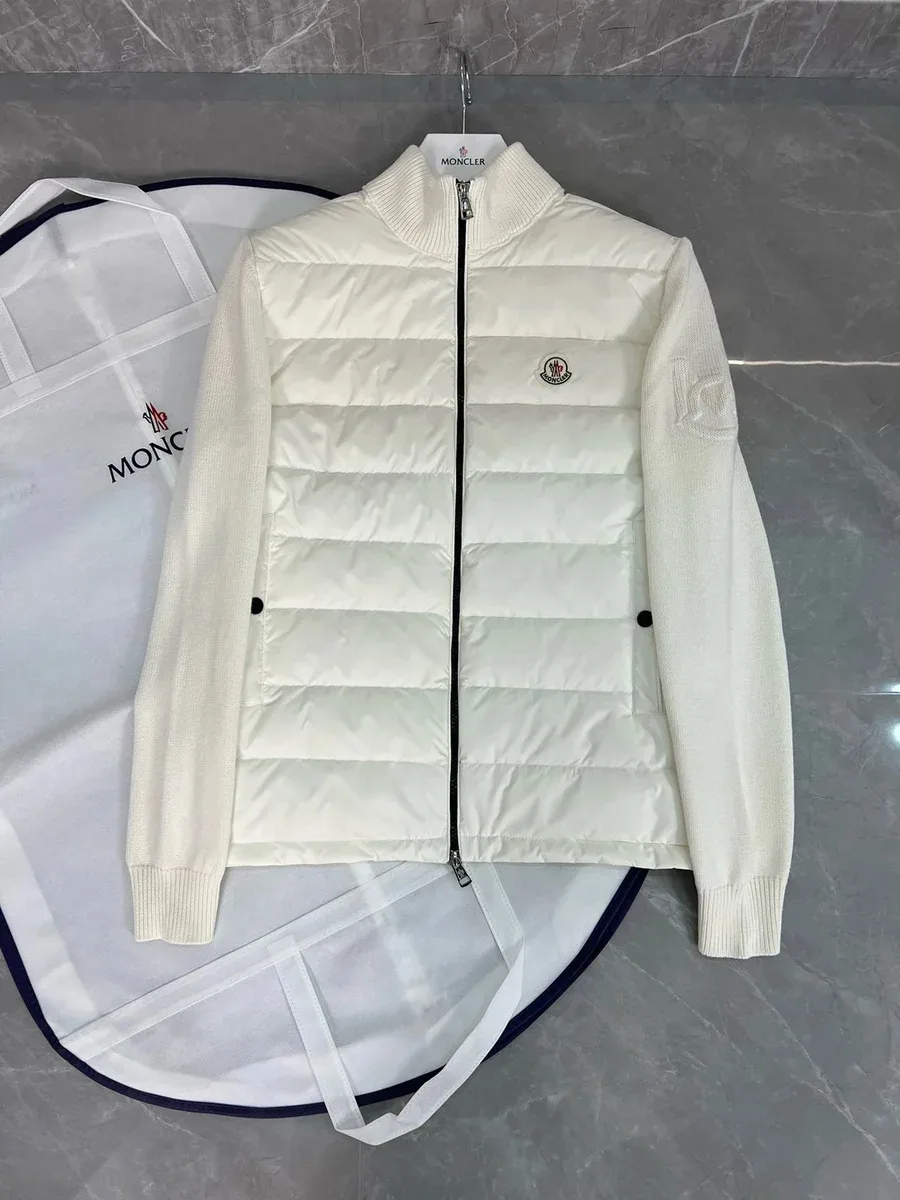 Moncler White Padded Jacket