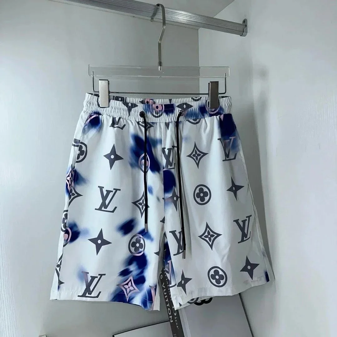 Louis Vuitton LV Trainer Shorts White/Blue Monogram