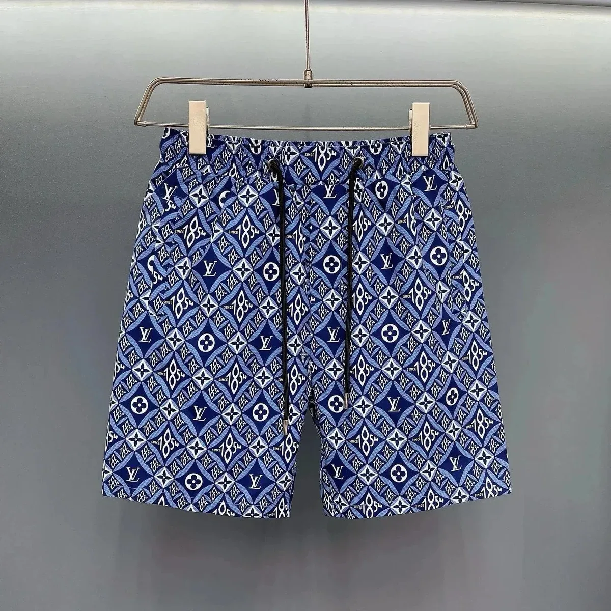 Louis Vuitton LV Trainer Shorts Blue Monogram Casual