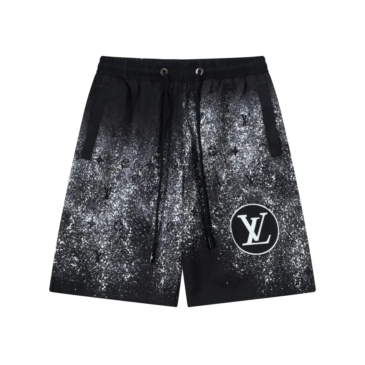 Louis Vuitton Galaxy Print Shorts Black