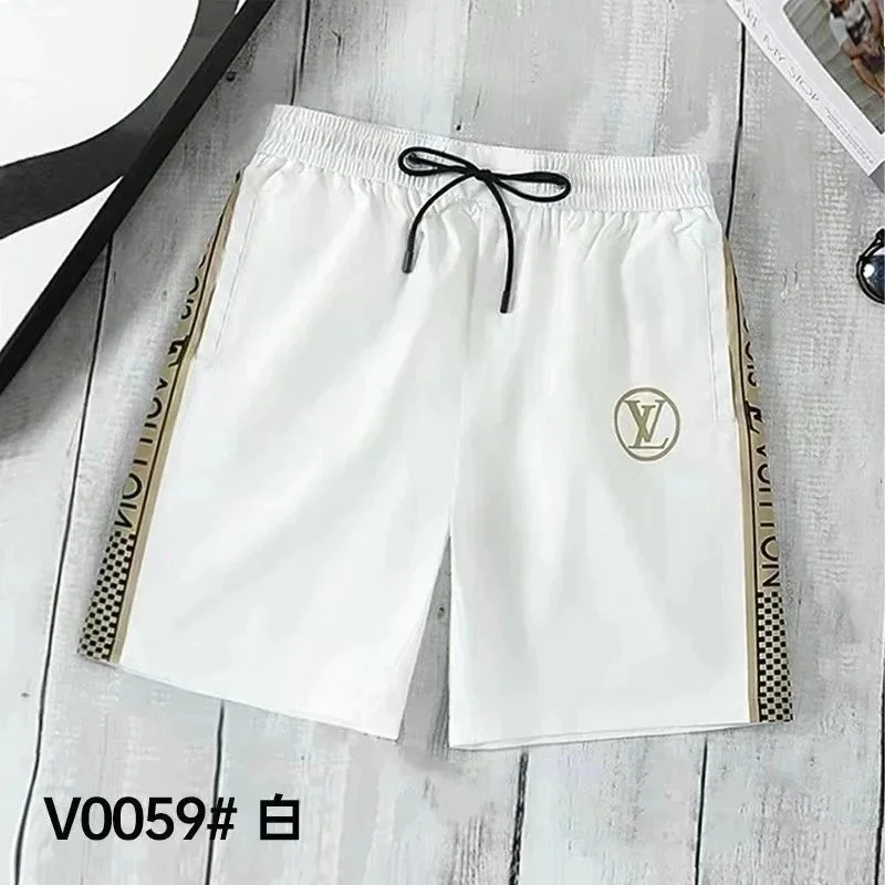 Louis Vuitton Classic Logo White Shorts