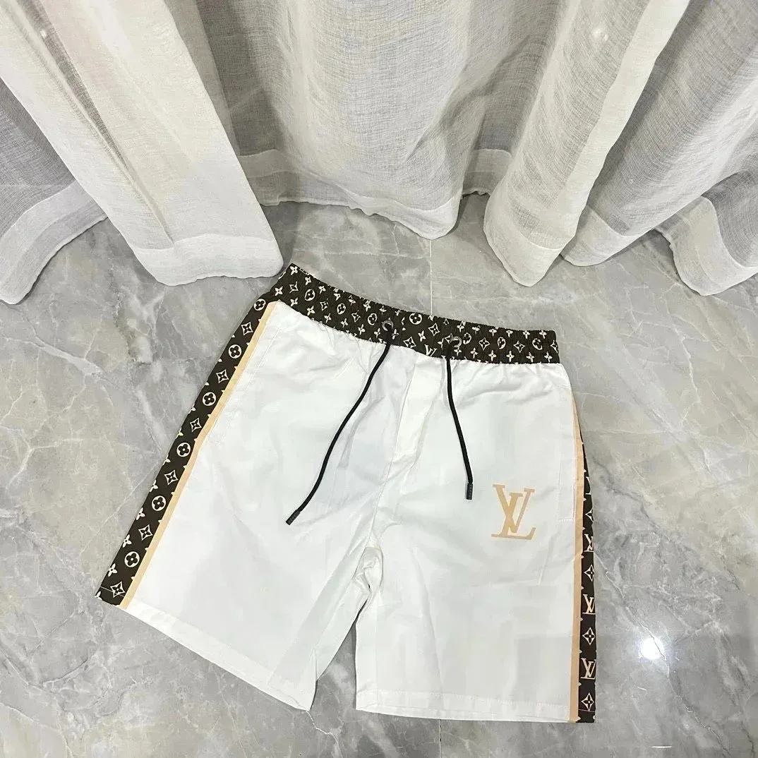 Louis Vuitton LV Trainer White & Monogram Stripe Shorts
