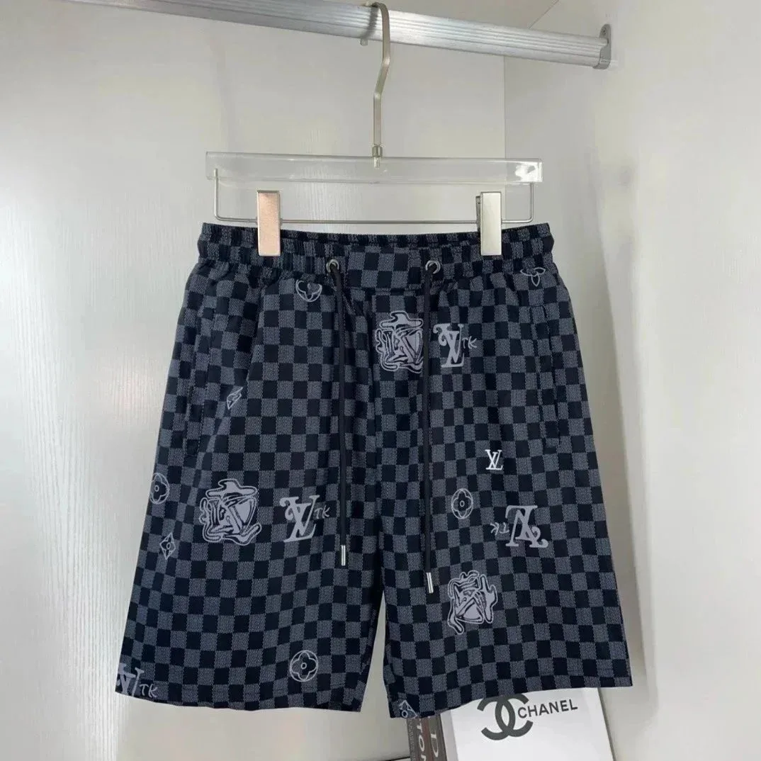 Louis Vuitton Tabi Checkered Shorts Black