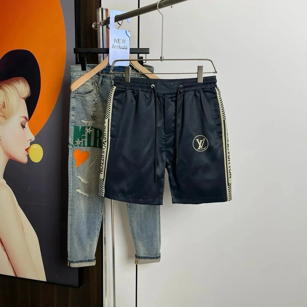 Louis Vuitton LV Trainer Black Shorts