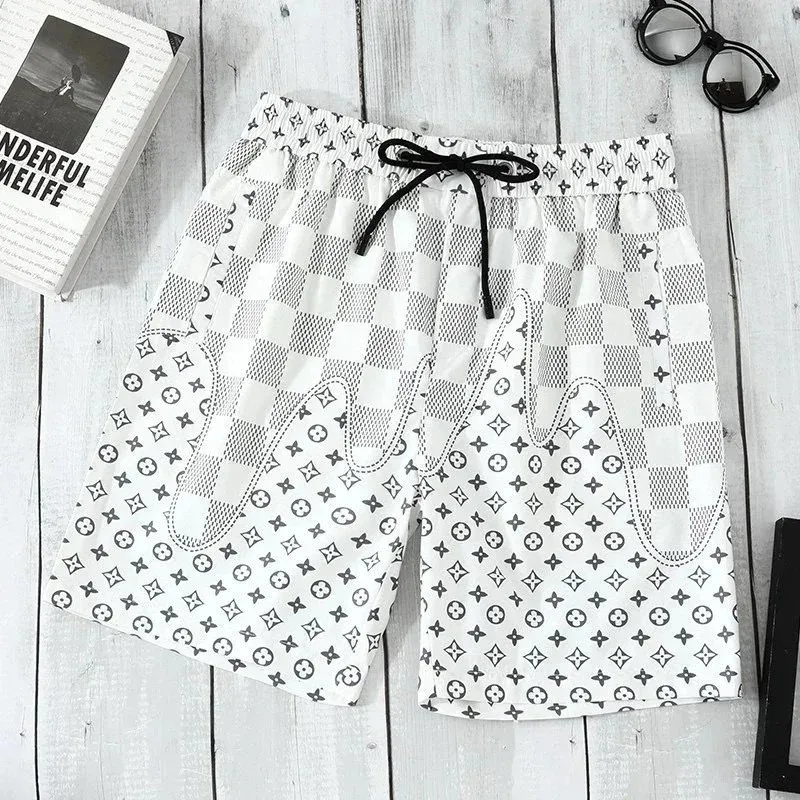 Louis Vuitton Monogram Pattern Shorts White