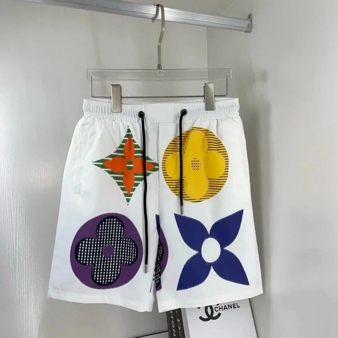 Louis Vuitton LV Trainer Floral Print Shorts White