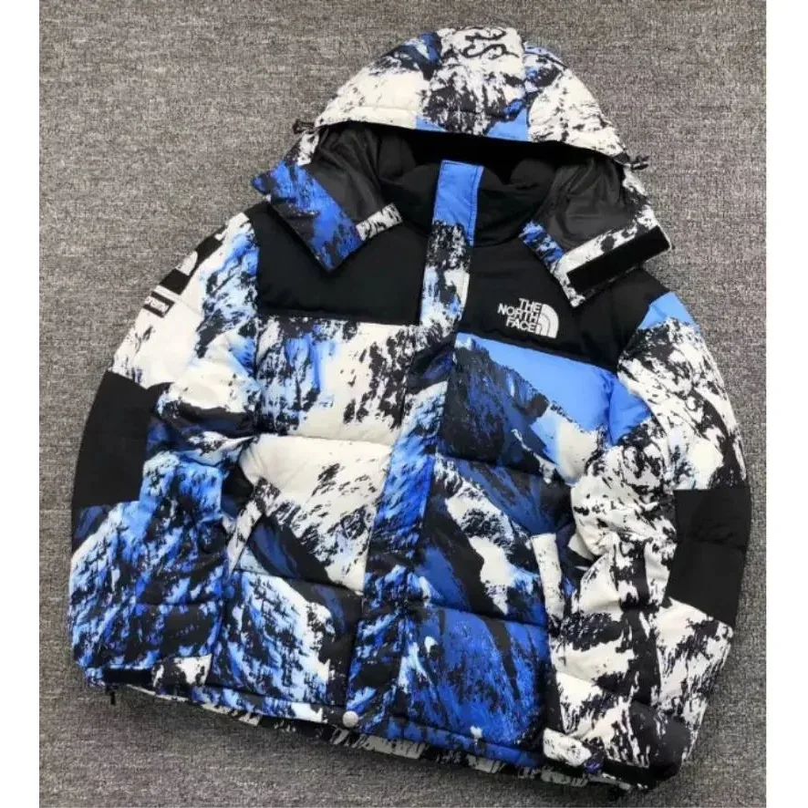 The North Face Expedition Swirl Mountain Jacket雪山蓝