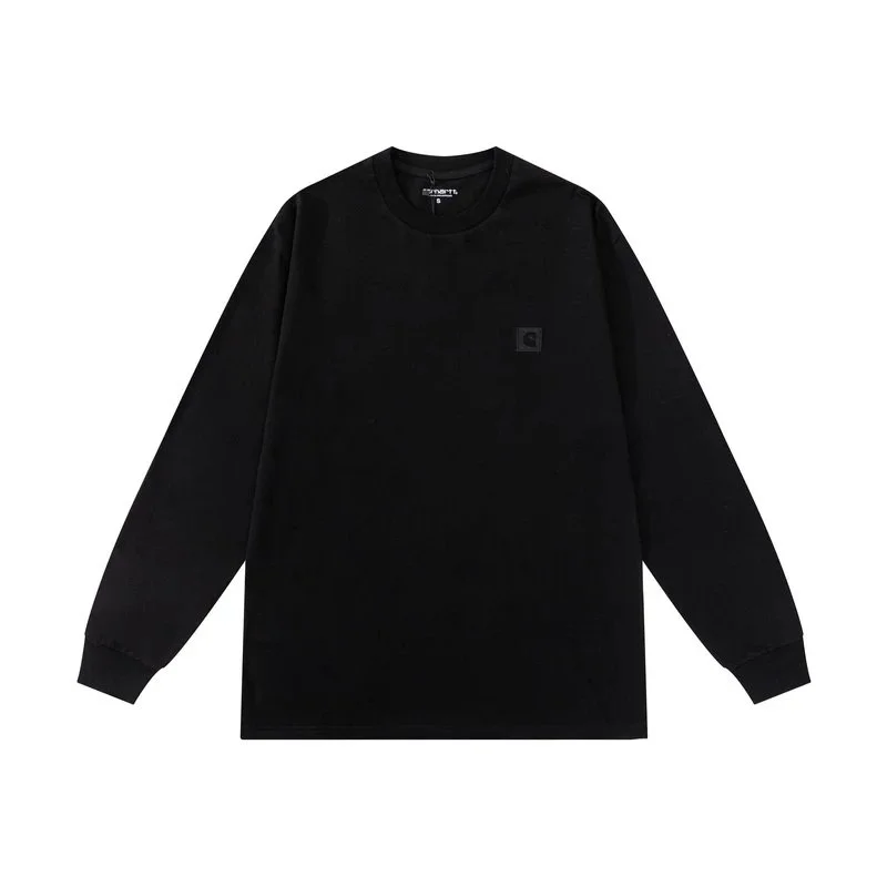 Carhartt Carhartt WIP Logo Long Sleeve T-Shirt 28 Black Tops