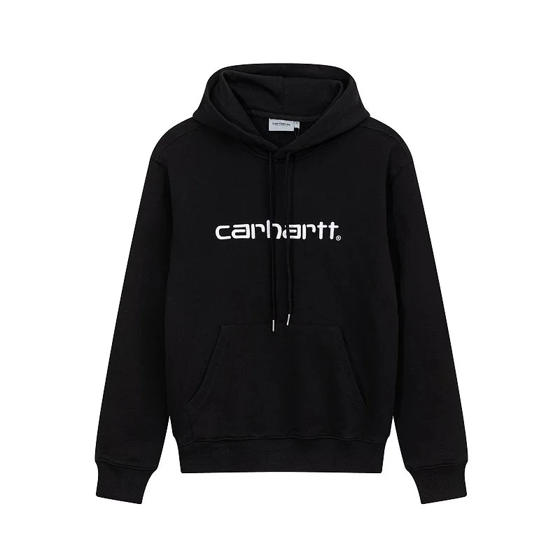 Carhartt Hoodie 'carhartt' Logo Black Sweatshirt