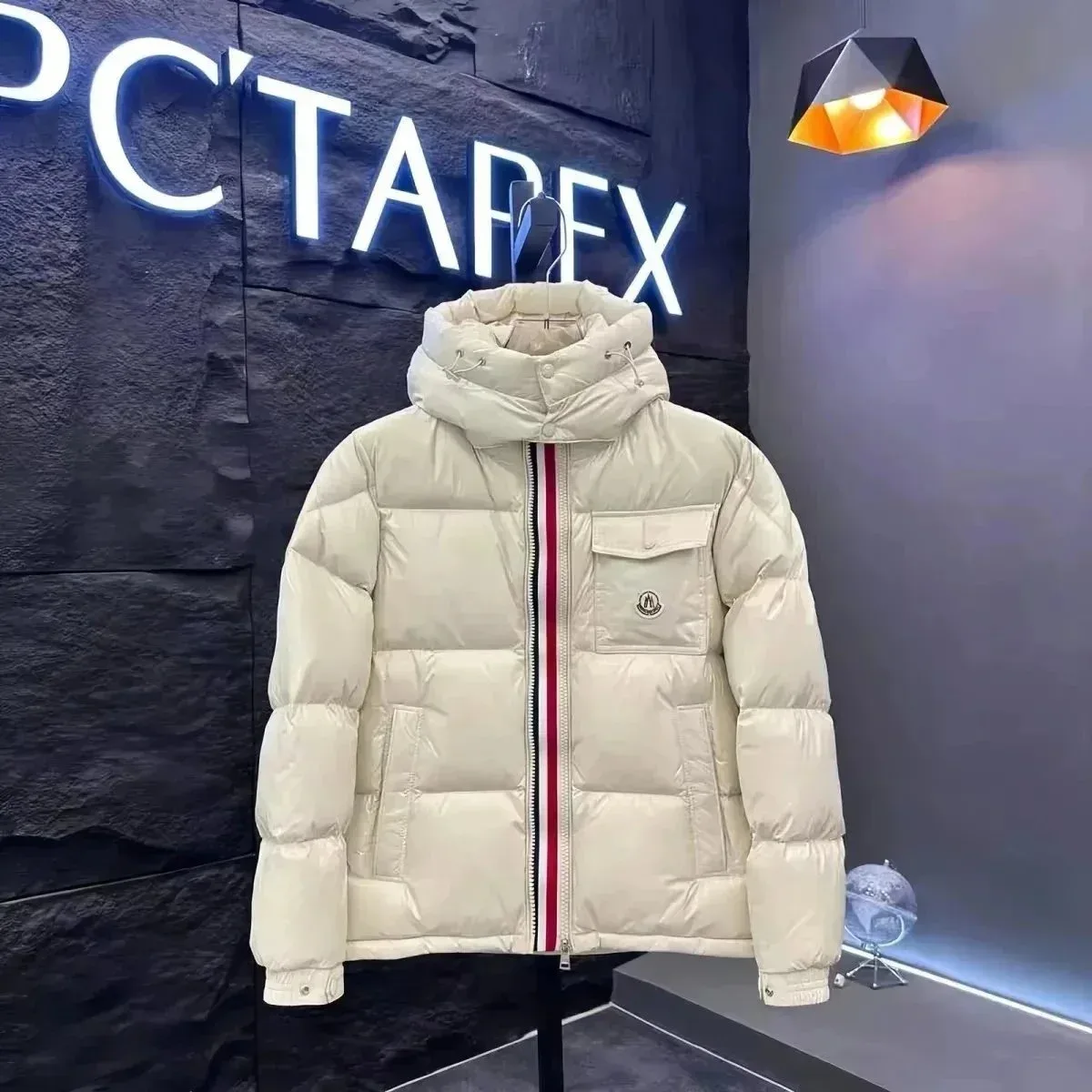 Moncler Maya CT21 Ivory Down Jacket