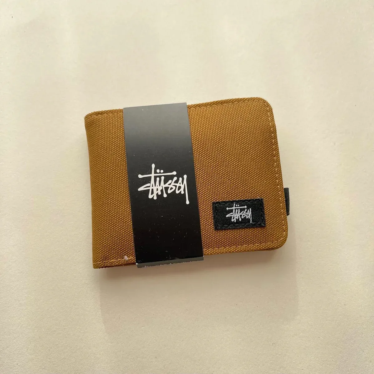 Stussy Stüssy Bear Wallet Tan Canvas