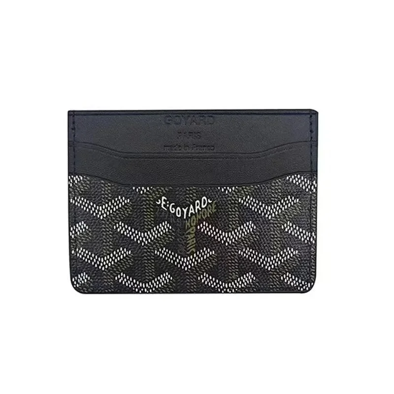 Goyard Goyardine Card Holder Black