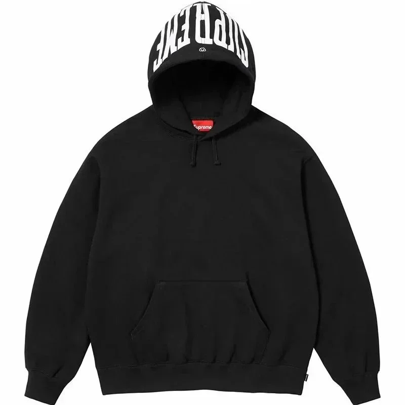 Supreme Box Logo Hoodie Black Hooded Sweatshirt