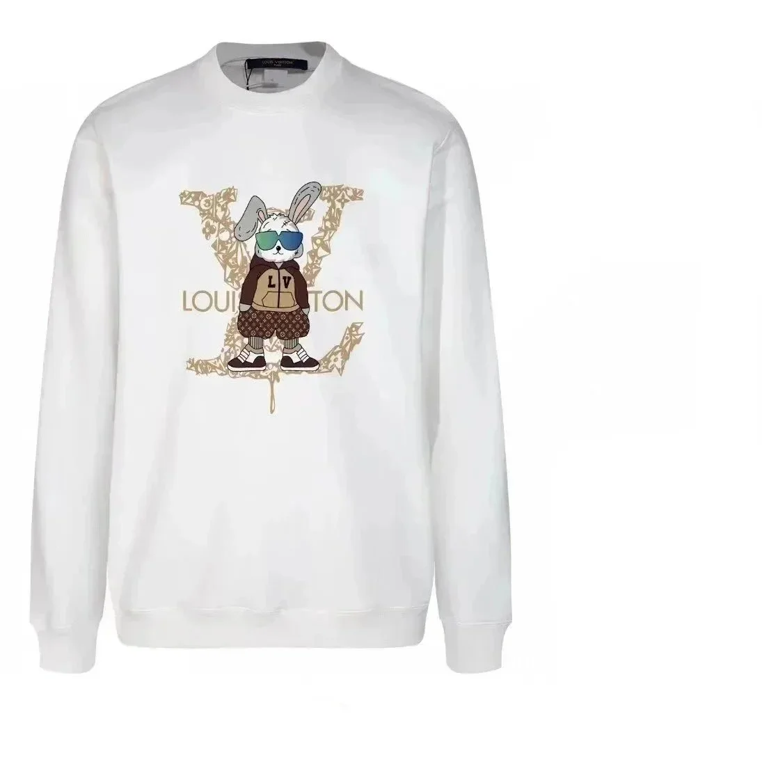 Louis Vuitton White LV Rabbit Graphic Sweatshirt