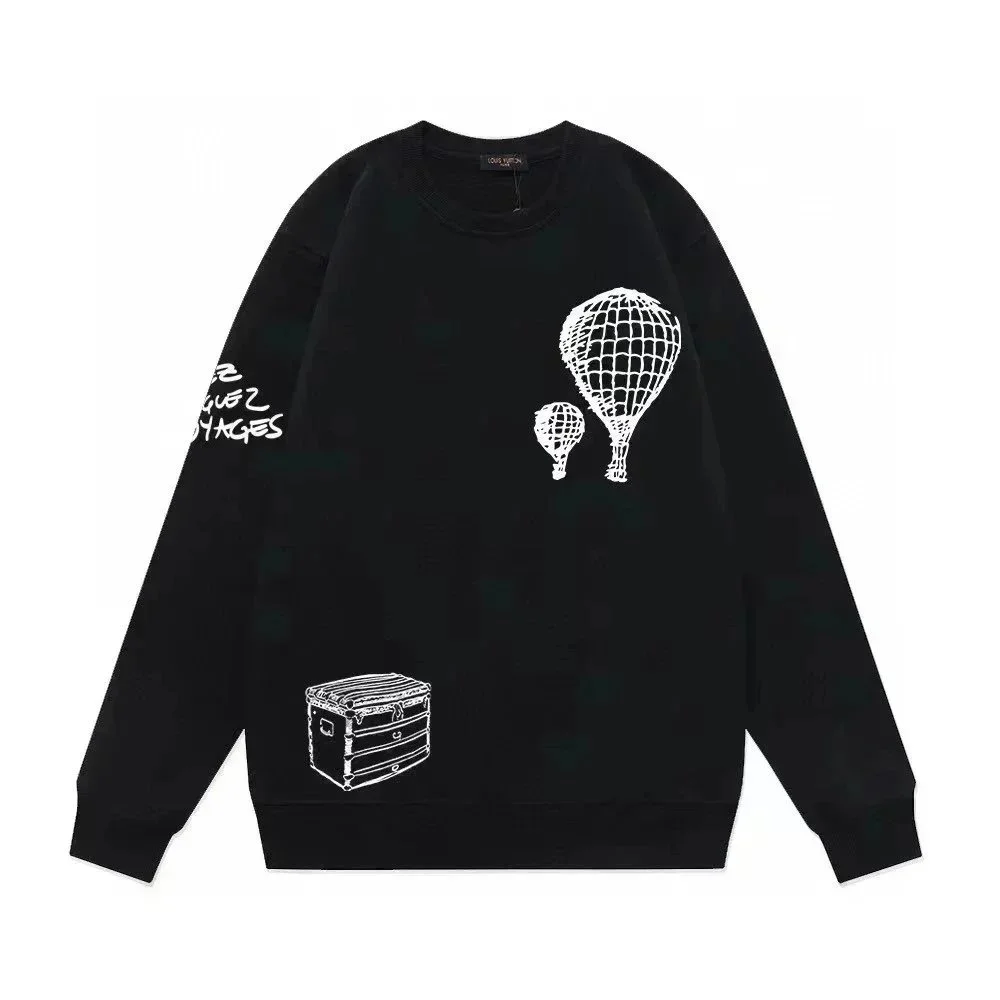 Louis Vuitton Tabi Black Hot Air Balloon Print Sweatshirt