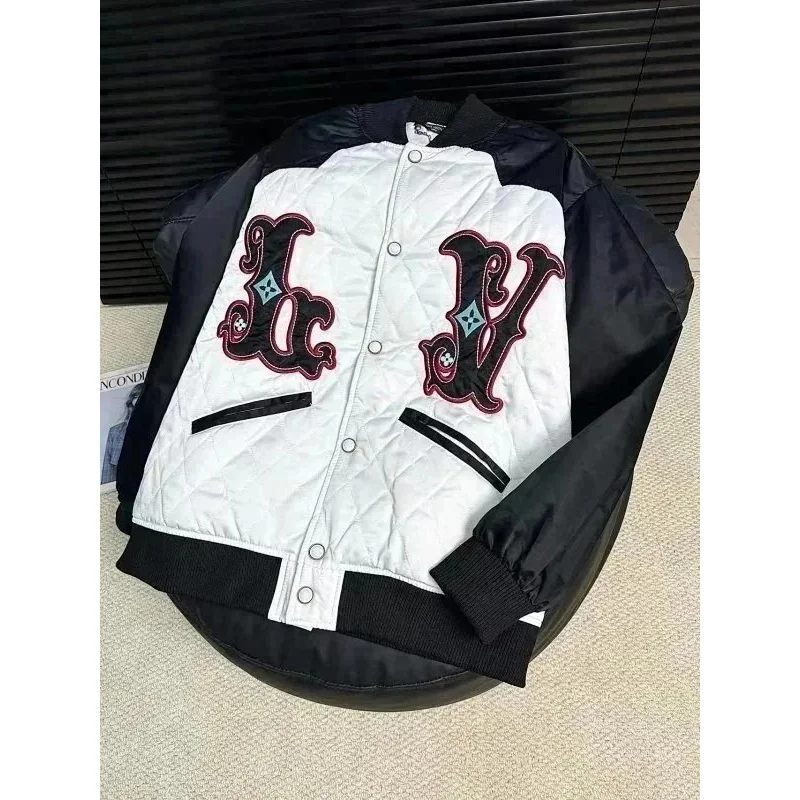 Louis Vuitton Tabi LV Embroidered Bomber Jacket White/Black