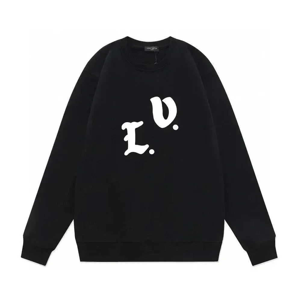 Louis Vuitton L.V. Logo Black Sweatshirt
