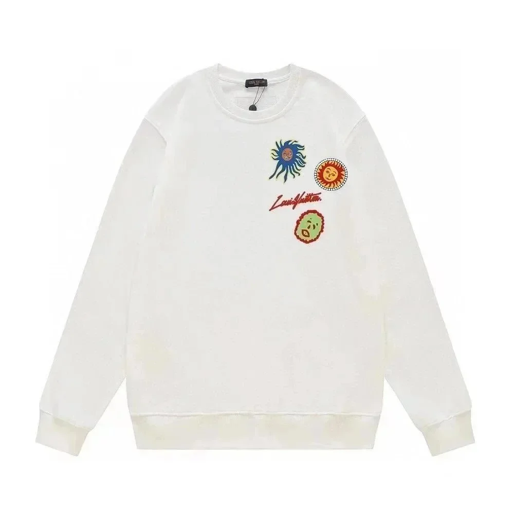 Louis Vuitton Tabi White Embroidered Crewneck Sweatshirt