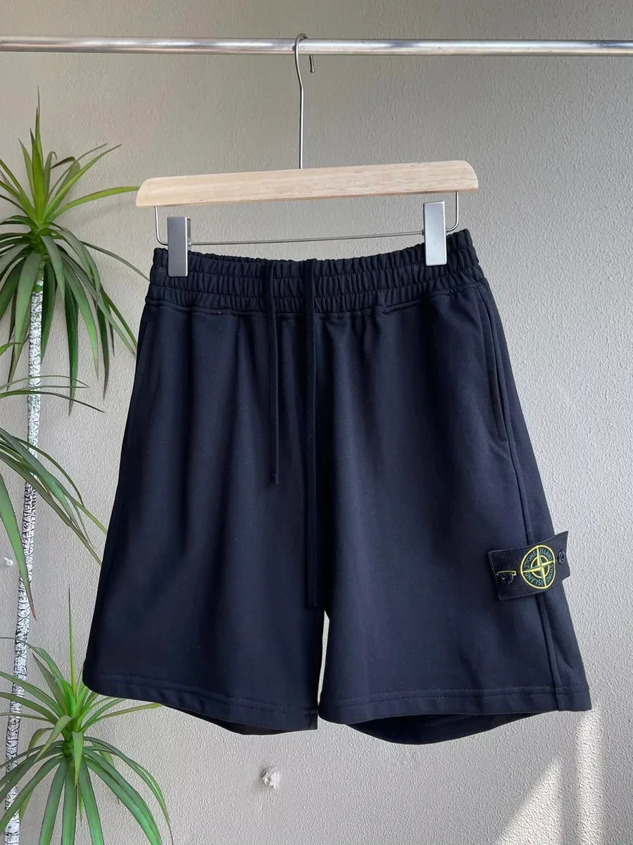 Stone Island 68-15 Black Shorts