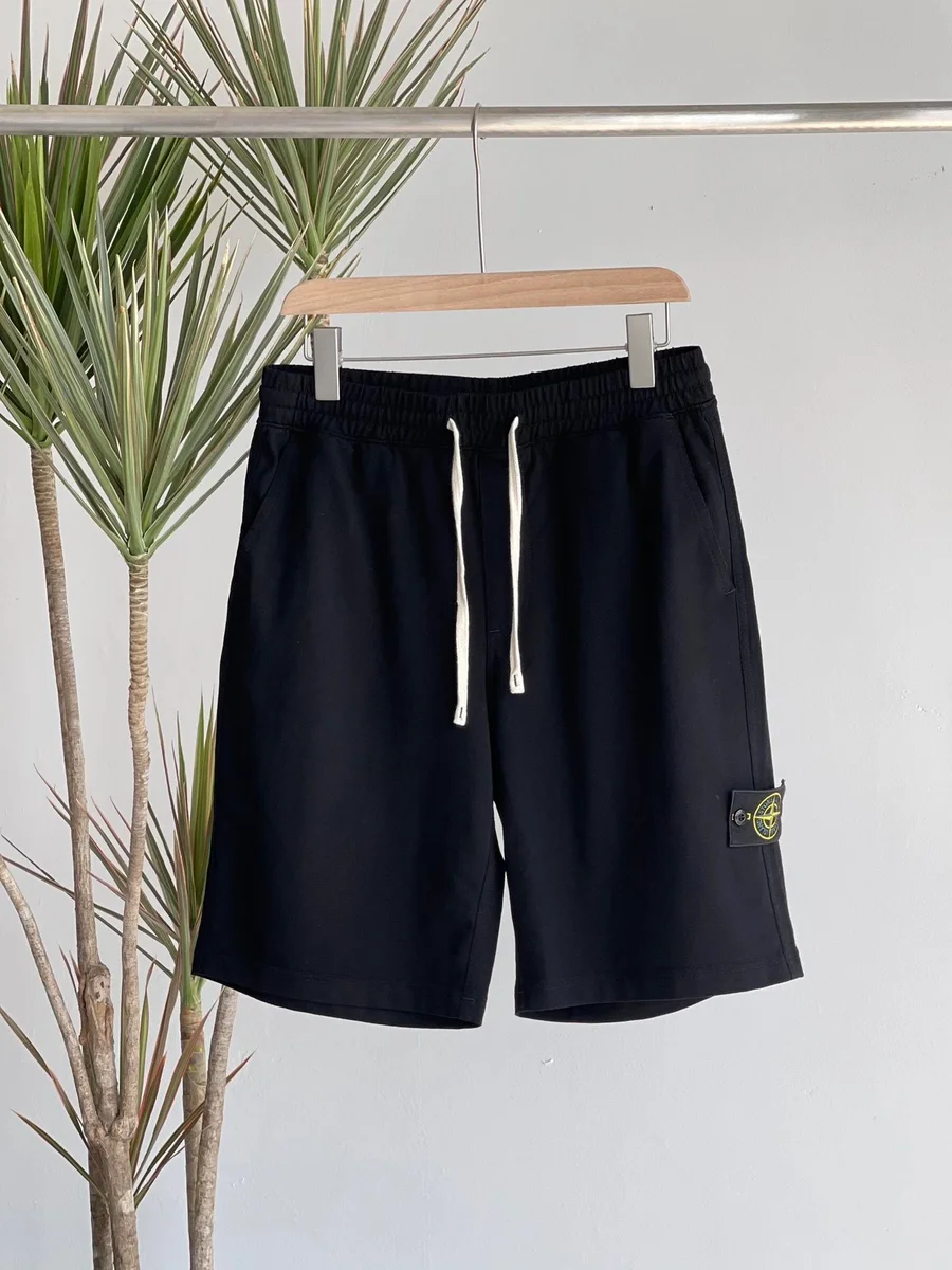 Stone Island 68-15 Black Shorts