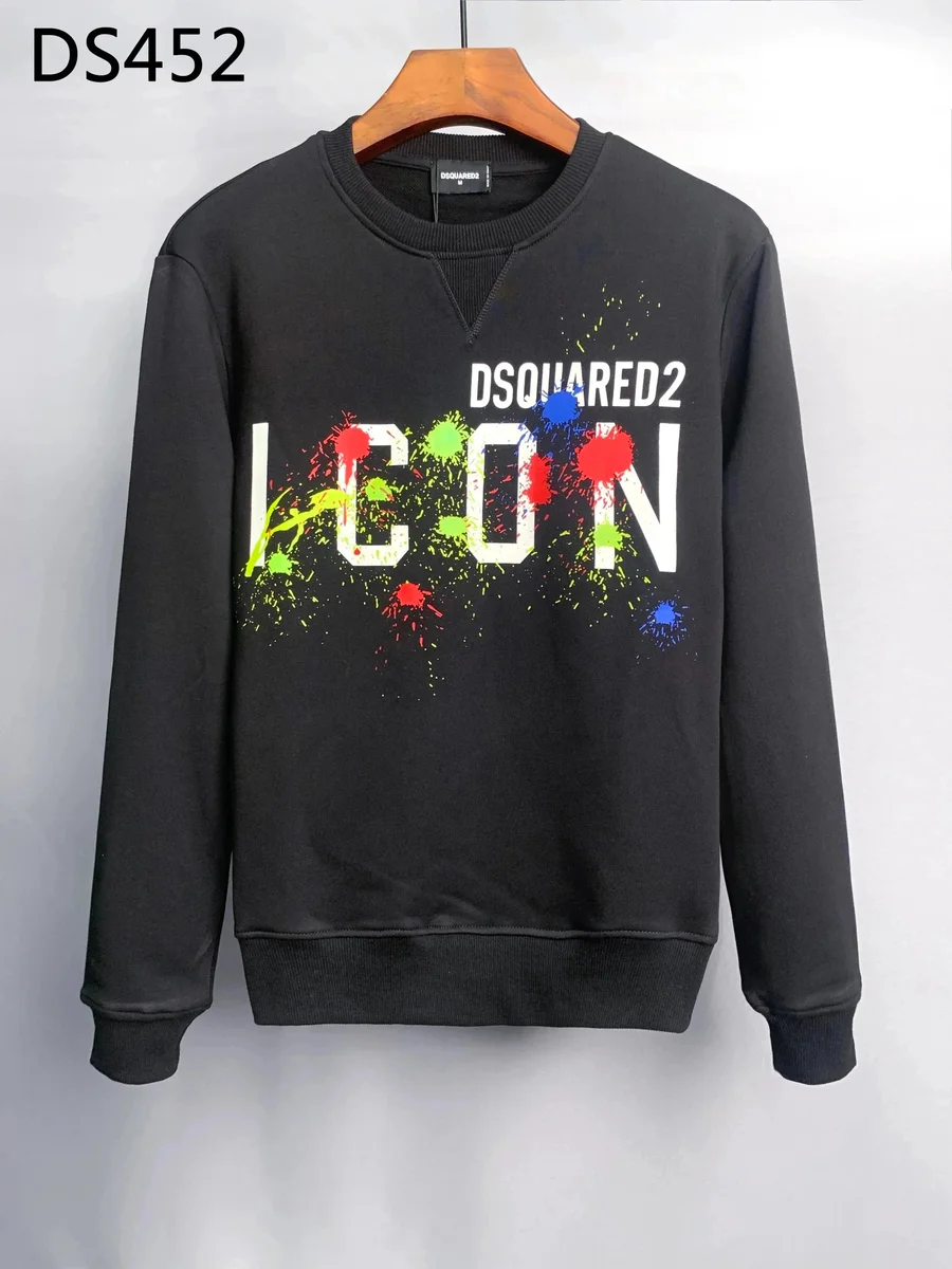 DSQUARED2 ICON D-1 Black Sweatshirt