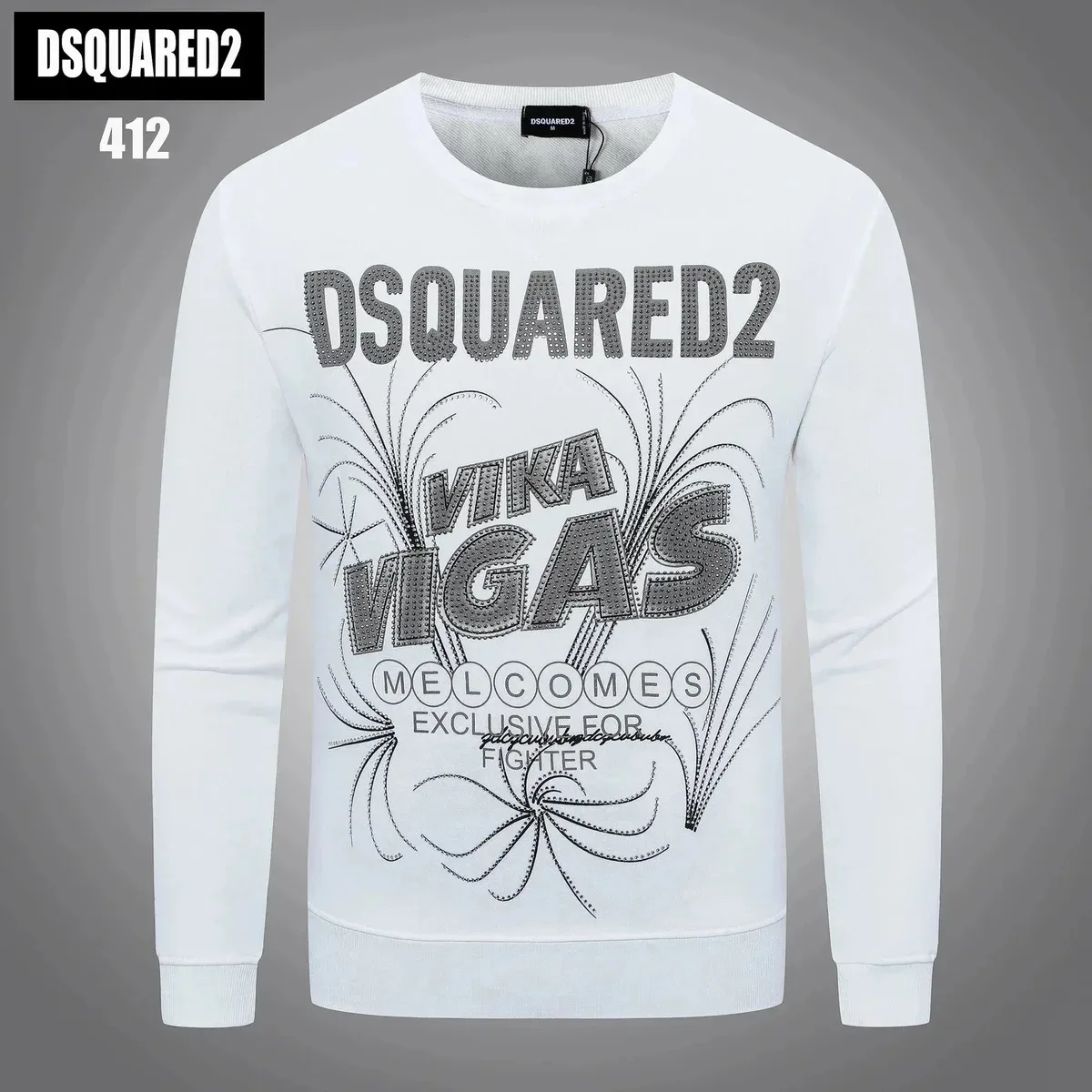 DSQUARED2 DSQ2020 412 R-2 White T-Shirt
