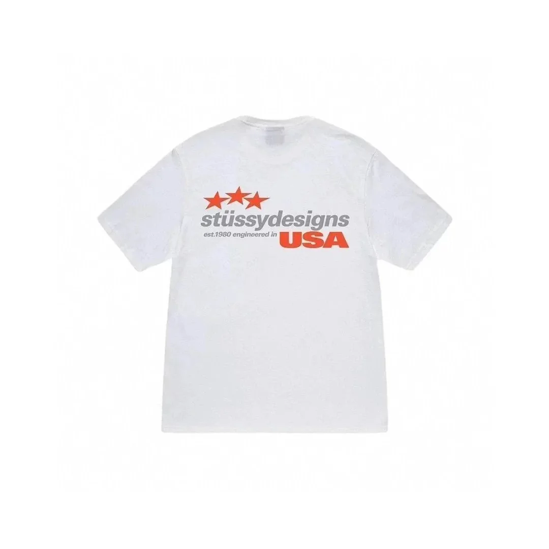 Stüssy Stüssy Designs USA White T-Shirt