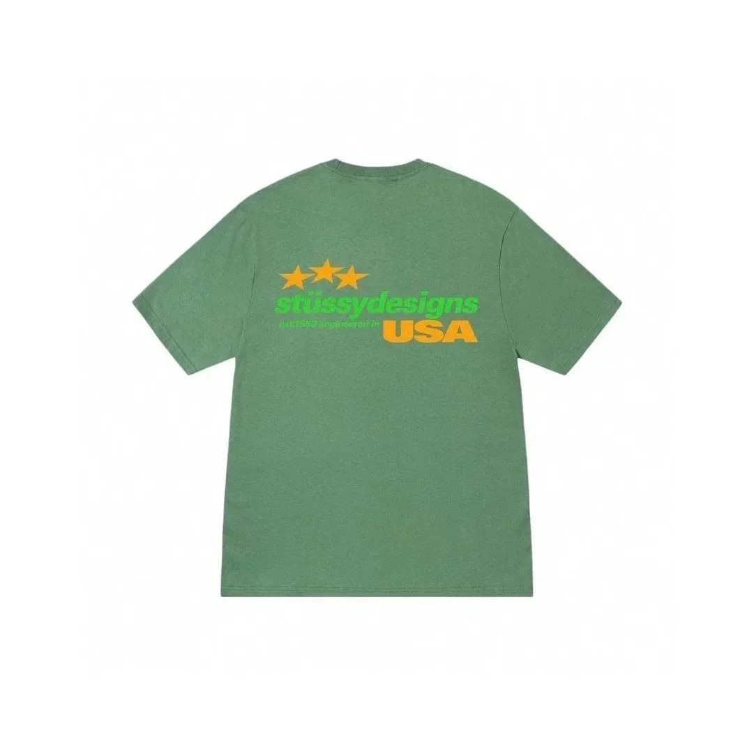 Stüssy Stüssy Designs USA Green T-Shirt