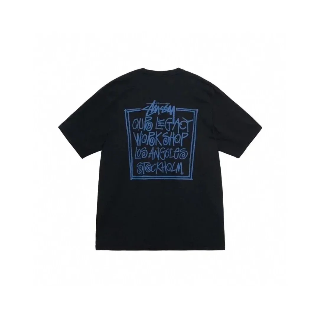 Stussy Our Legacy Workshop Los Angeles Stockholm Black T-Shirt