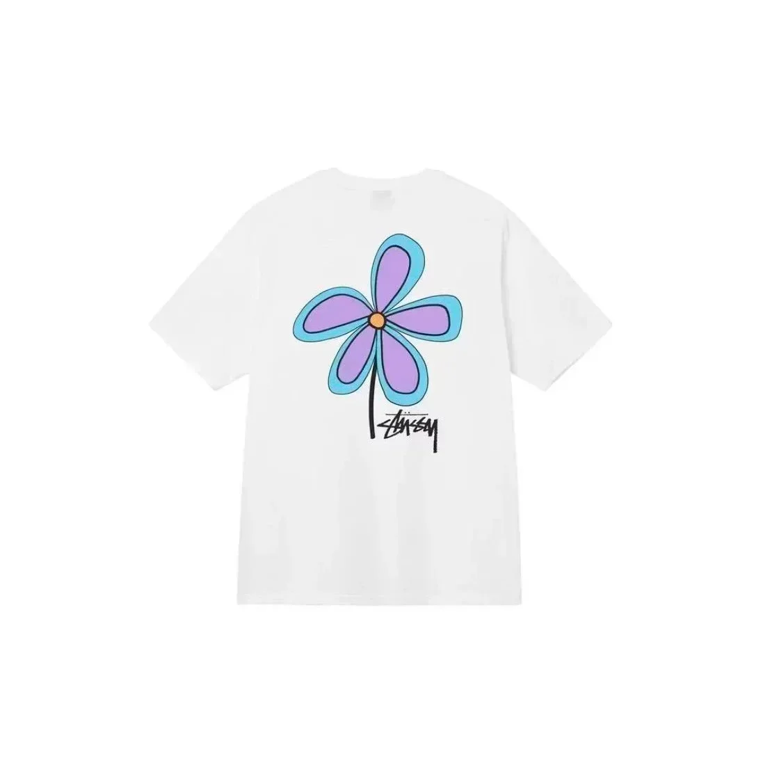 Stussy Stüssy Flower T-Shirt White Casual