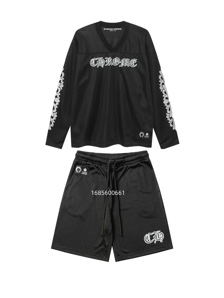 Chrome Hearts CH Jersey Set Black
