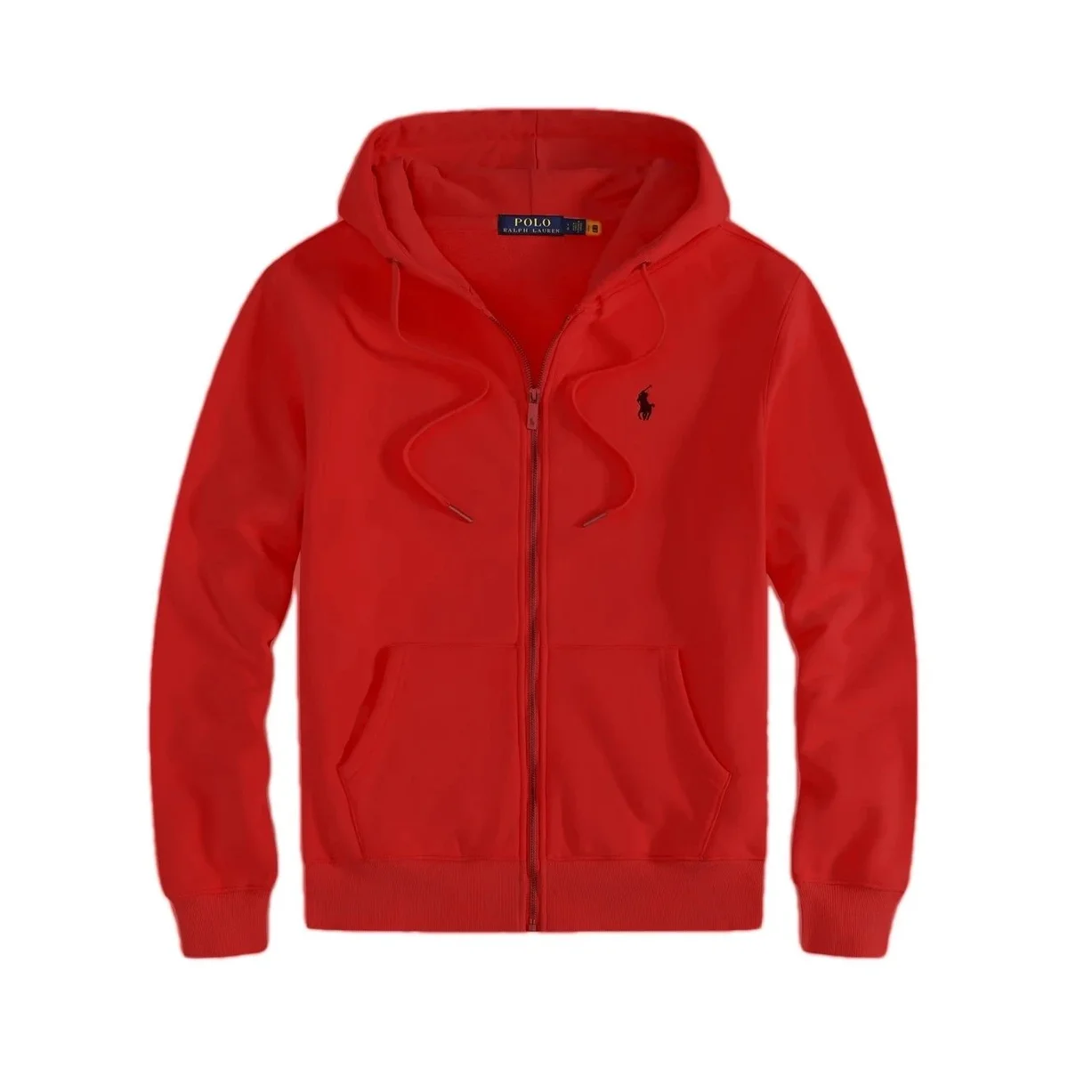 Polo Ralph Lauren Red Zip-Up Hoodie