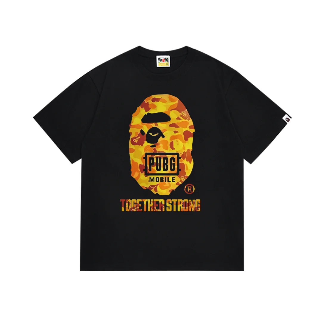 A Bathing Ape BAPE STA Black Together Strong T-Shirt
