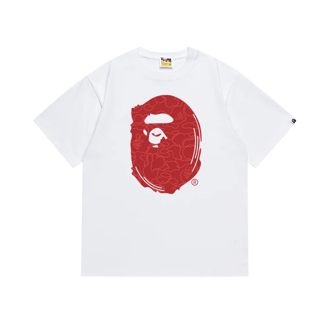 A Bathing Ape BAPE STA White Red Camo T-Shirt
