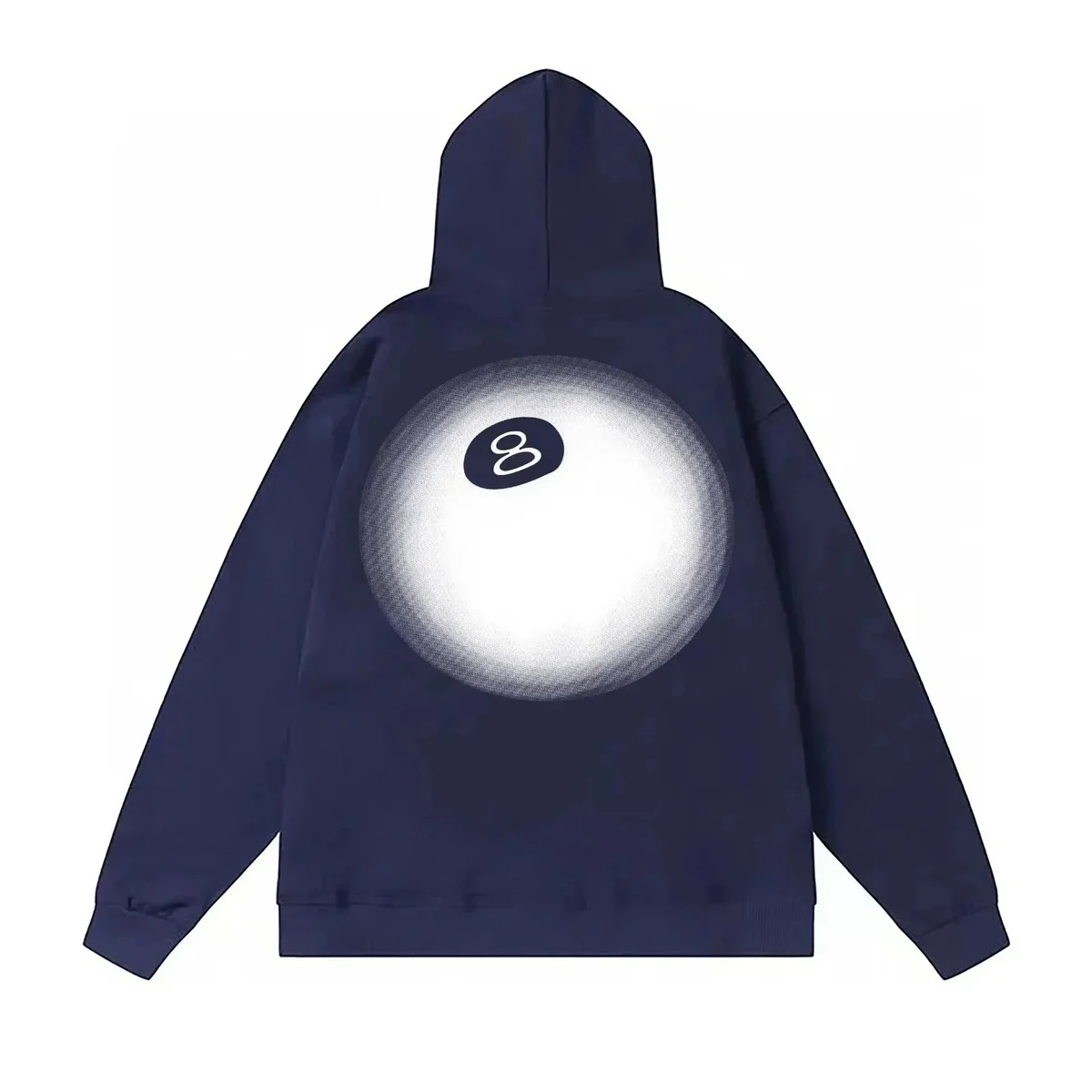 Navy Blue 8-Ball Hoodie Sweatshirt