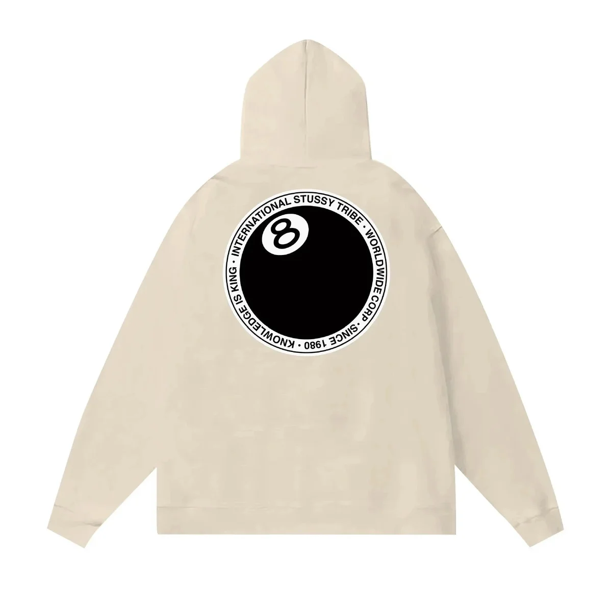 Stussy International Stussy Tribe Hoodie Cream