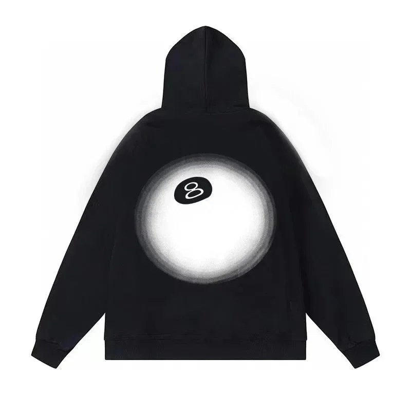 Black 8-Ball Hoodie Sweatshirt