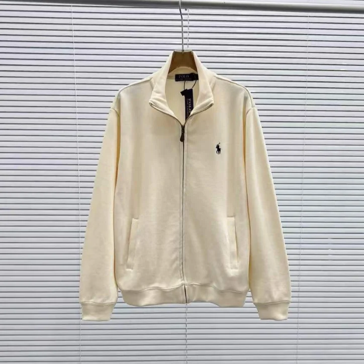 Polo Ralph Lauren L2501 Cream Full-Zip Jacket